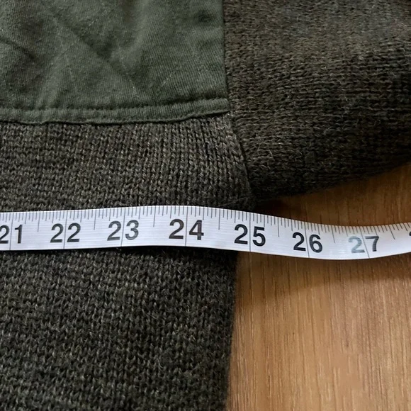 Cabela’s Extreme Cold 100% Wool Lined Hunting Outdoor Workwear Sweater XL - Picture 12 of 13